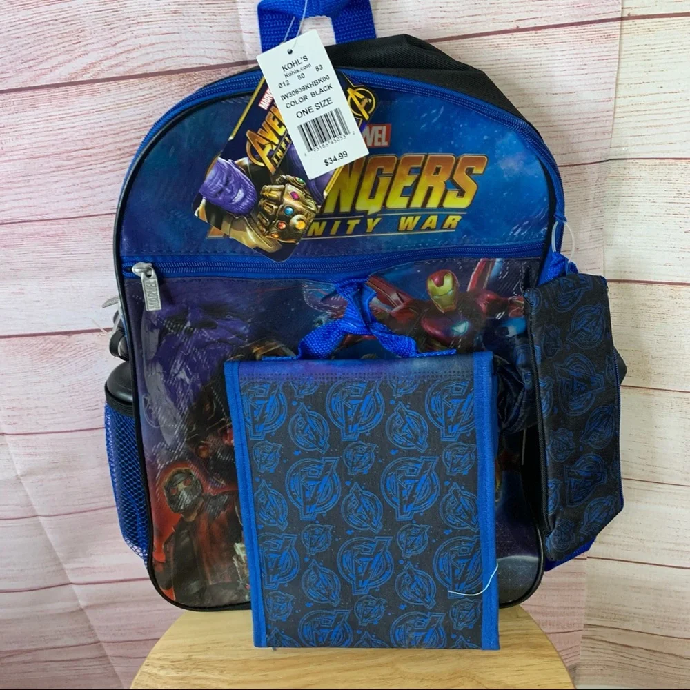 Power Ranger‎ NWT  Backpack with Water Bottle